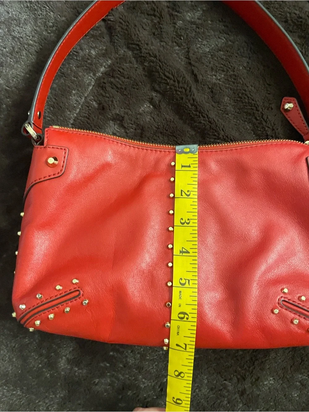 Michael Kors Astor Studded Shoulder Bag